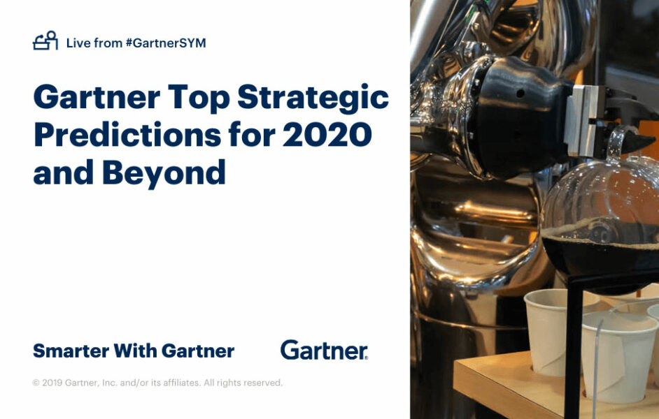 Gartner Top Strategic Predictions For 2020 And Beyond - SETS Solutions